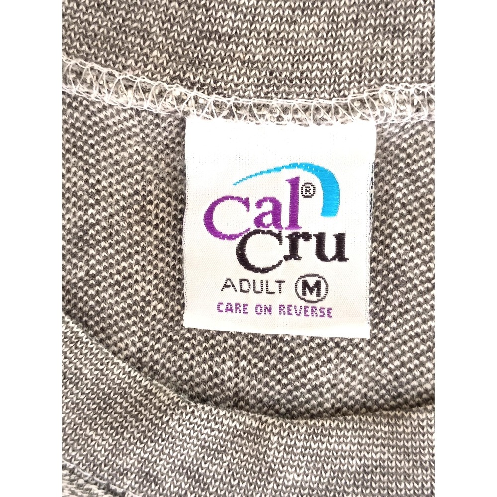Vintage 90's Cal Cru Alaska Inside Passage Cruise Graphic Gray Medium - Picture 4 of 5
